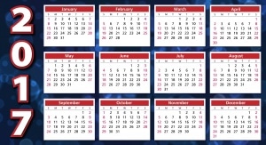Kalender Jahresrückblick