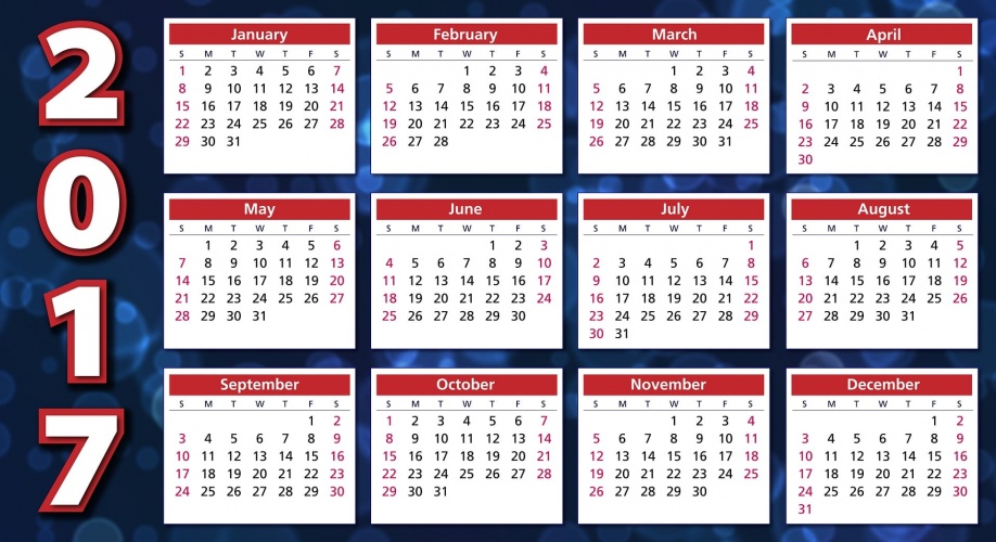 Kalender Jahresrückblick
